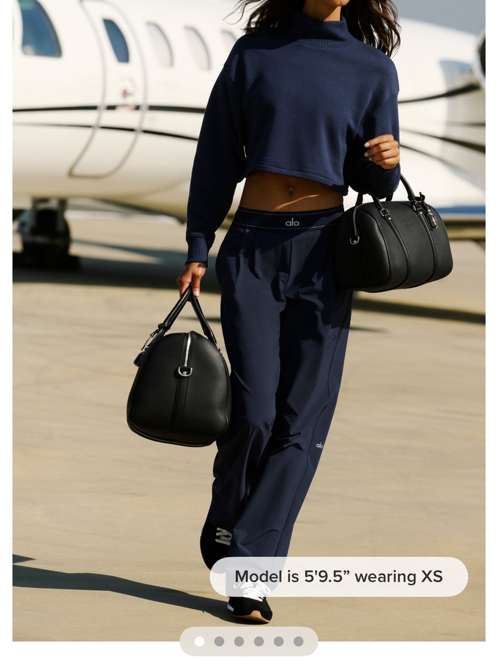 Women’s Alo Trousers - Navy Blue